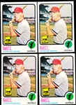 1973 Topps Baseball- #31 Buddy Bell RC- 4 Cards