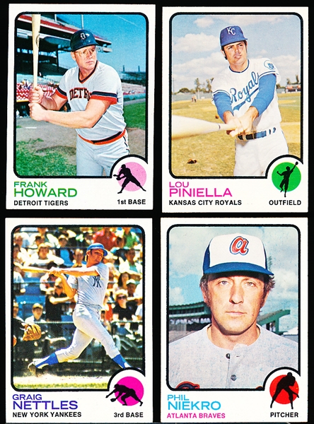 1973 Topps Baseball- 50 Diff