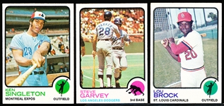1973 Topps Baseball- 45 Asst