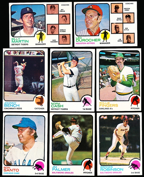 1973 Topps Baseball- 8 Stars