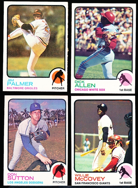 1973 Topps Baseball- 8 Stars