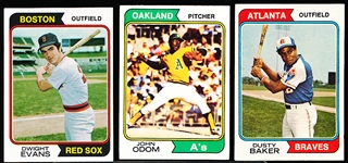 1974 Topps Baseball- 75 Diff