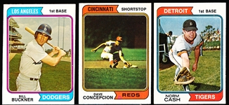 1974 Topps Baseball- 75 Diff