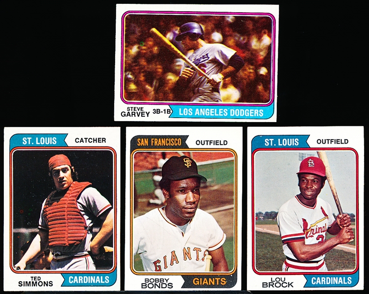 1974 Topps Baseball- 8 Diff
