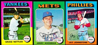 1975 Topps Bb- 30 Diff