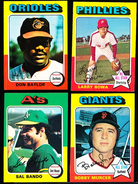 1975 Topps Bb- 30 Diff