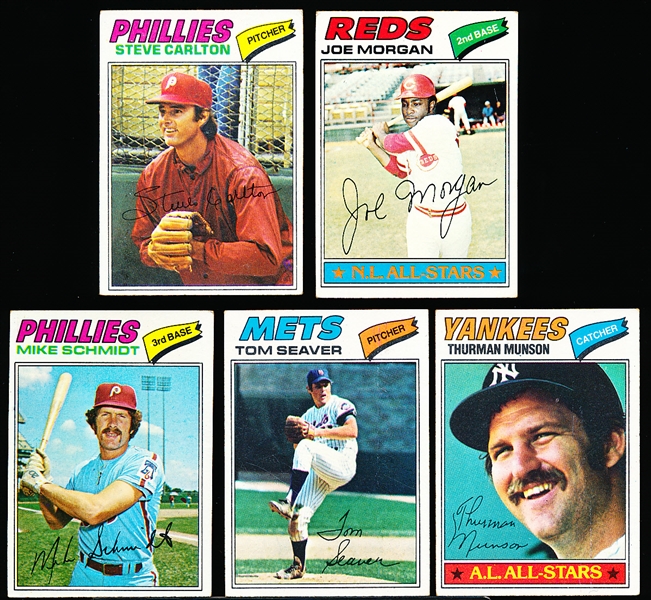 1977 Topps Bb- 95 Diff- #96-191- (missing #120)