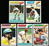 1977 Topps Bb- 93 Diff- #382-477- (missing #460, 473, 476)