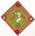 1914 B18 Baseball Blanket- Boone, NY AL- Green Infield Version