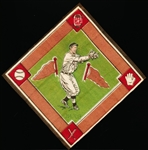 1914 B18 Baseball Blanket- Boone, NY AL- Green Infield Version
