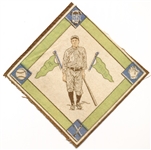 1914 B18 Baseball Blanket- Burns, Detroit AL- White Infield Version