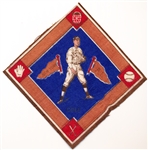 1914 B18 Baseball Blanket- Cole, N.Y. AL- Blue Infield Version