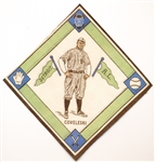 1914 B18 Baseball Blanket- Covaleski, Detroit AL- White infield Version