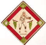 1914 B18 Baseball Blanket- Morgan, Wash AL- Green Pennants Version