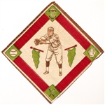 1914 B18 Baseball Blanket- Morgan, Wash AL- Green Pennants Version