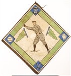 1914 B18 Baseball Blanket- Moriarity, Detroit AL- White Infield Version