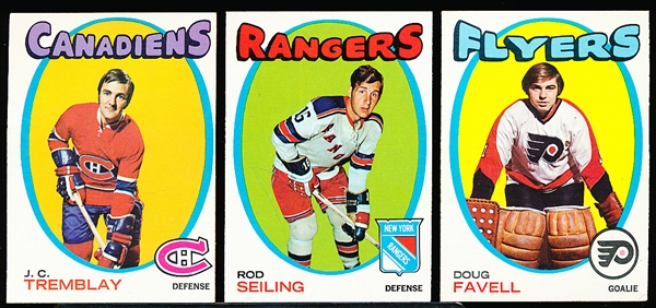 1971-72 Topps Hockey- 13 Cards
