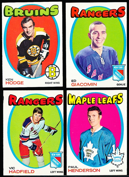 1971-72 Topps Hockey- 45 Asst