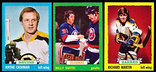 1973-74 Topps Hockey- 25 Diff