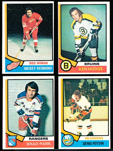 1974-75 Topps Hockey- 20 Cards