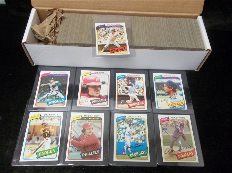 1980 Topps Bsbl.- 700 Diff. Cards