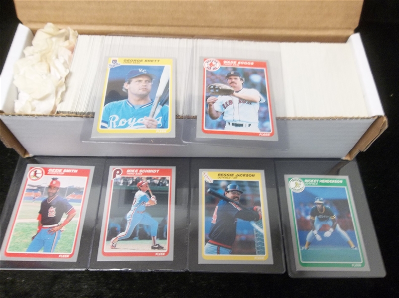 1985 Fleer Bsbl.- 620 Diff. Cards