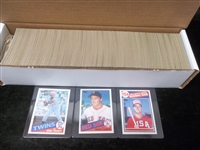 1985 Topps Bsbl.- 1 Near Set of 791/792 Cards