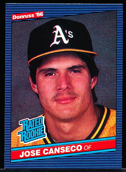 1986 Donruss Bsbl. #39 Jose Canseco RC