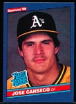 1986 Donruss Bsbl. #39 Jose Canseco RC