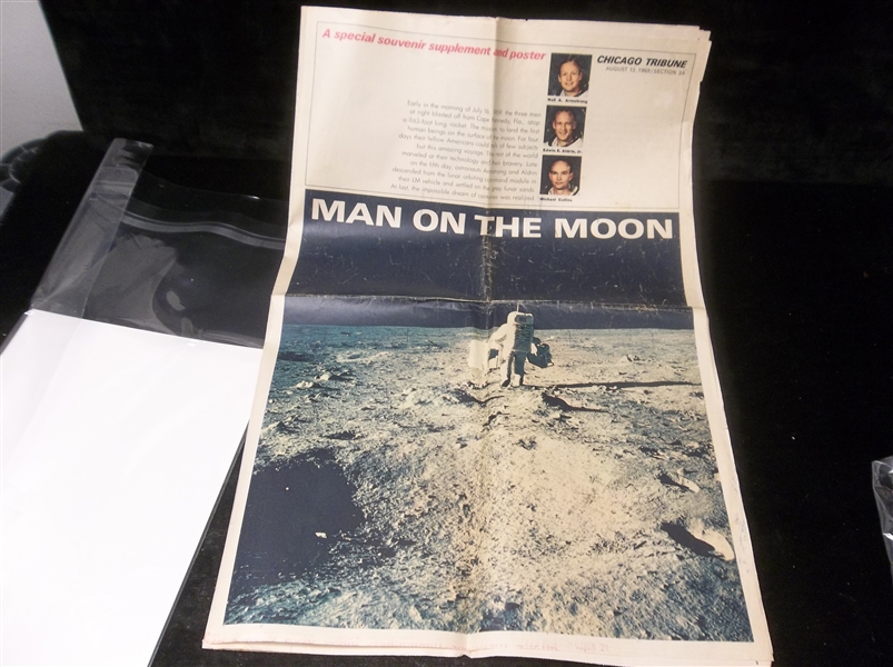 August 13, 1969 Chicago Tribune Apollo 11 Souvenir Supplement