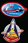 Space Shuttle Columbia USA Non-Sports Crew Mission Patches- 6 Diff. Patches