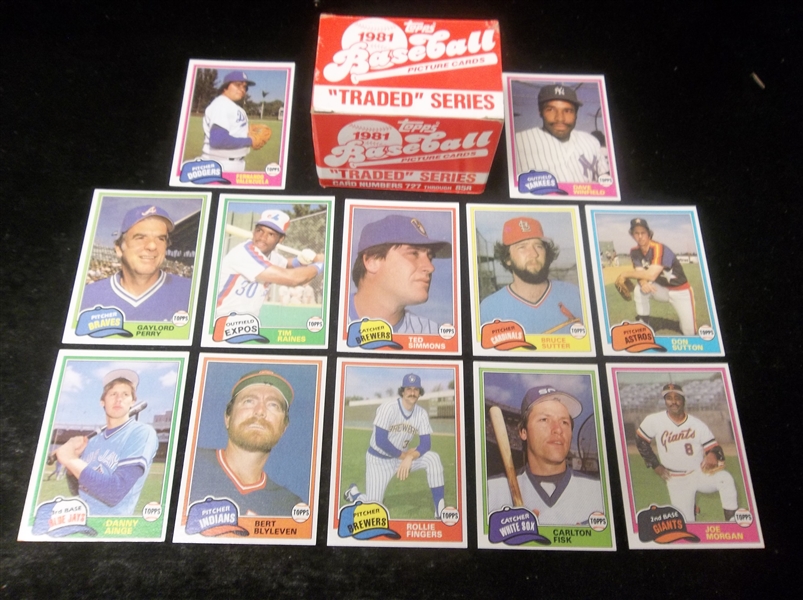 1981 Topps Traded Baseball Factory Set of 132
