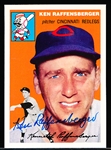 Autographed 1994 Topps 1954 Reprint Bsbl. #46 Ken Raffensberger, Reds