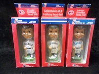 1990’s Twins Enterprise Boy-Faced Bobble Heads- 3 Diff. in Original Boxes