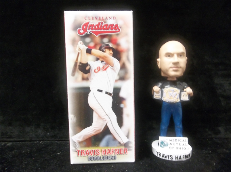 2007 Hartland LLC Travis Hafner WWE Cleveland Indians Stadium Give-Away Bobble Head