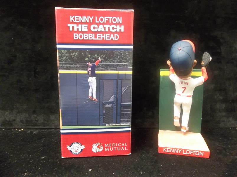 2010 BD&A Kenny Lofton Cleveland Indians “The Catch” Stadium Give-Away Bobble Head