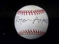 Autographed Roger Angell Rawlings MLB (Selig Comm.) Baseball