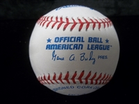 Autographed David Bell Rawlins A.L. (Budig Pres.) Baseball