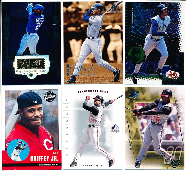 6 Diff. Ken Griffey Jr. Sample Cards