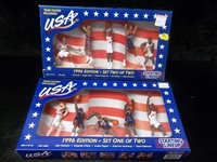 1996 Kenner SLU Team USA Basketball 2-Box Factory Sealed Complete Set of 10 Figures! 