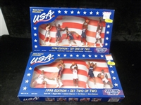 1996 Kenner SLU Team USA Basketball 2-Box Factory Sealed Complete Set of 10 Figures! 