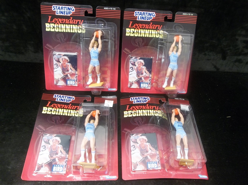 1998 Kenner SLU “Legendary Beginnings”- Larry Bird, Indiana State- 4 Pieces