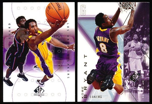 2 Diff. Kobe Bryant “Sample” Cards