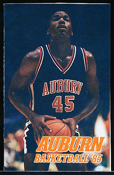 1984-85 Auburn NCAA Bskbl. Schedule- Featuring Chuck Person!