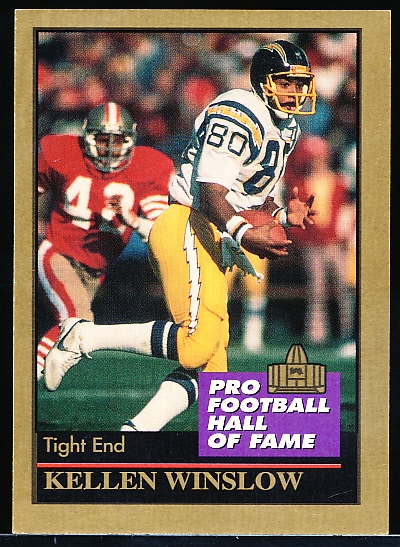 1995 Enor Pro FB HOF #180 Kellen Winslow SP, Chargers