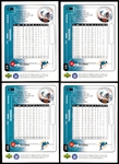 1999 Upper Deck MVP Ftbl.- “Sample” Cards- #S4 Dan Marino, Dolphins- 4 Cards