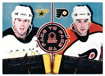 1998-99 Pacific Omega Hockey- “Face to Face” Insert- #9 Mike Modano/ John LeClair
