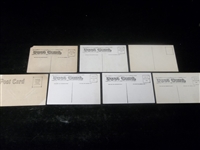 1920-30’s Post Card Backed Stage Actor/Actress Exhibit Clean-Up Group- 7 Diff.