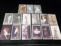 1920-30’s Stage Actress Blank-Back Exhibit Clean-Up Group- 15 Diff.