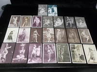1920-30’s Stage Actress Blank Back Exhibit Clean-Up Group- 22 Diff.